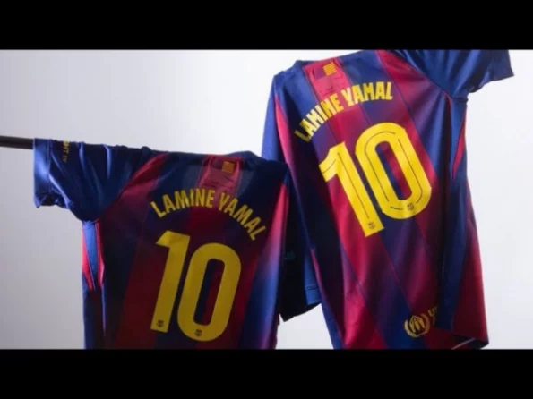 Yamal tar over Barcelona-trøya med nummer 10-2