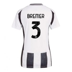 Juventus Drakt Kvinner Gleison Bremer #3 Hjemmedrakt 2024-25