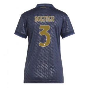 Juventus Drakt Kvinner Gleison Bremer #3 Tredjedrakt 2024-25