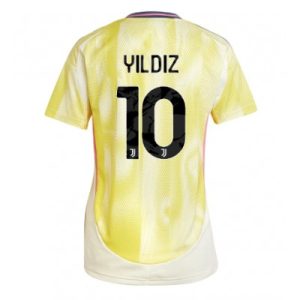Juventus Drakt Kvinner Kenan Yildiz #10 Bortedrakt 2024-25