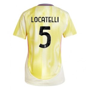 Juventus Drakt Kvinner Manuel Locatelli #5 Bortedrakt 2024-25