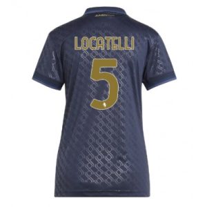Juventus Drakt Kvinner Manuel Locatelli #5 Tredjedrakt 2024-25