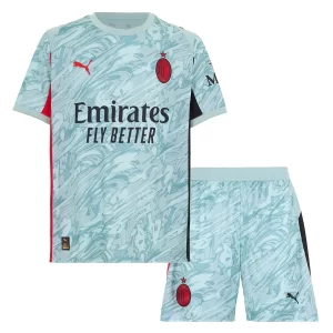 AC Milan Keeper Hjemmedraktsett 2025-26 Fotball Barndrakt med Bukse