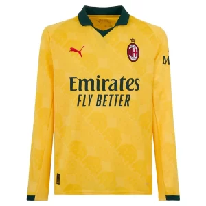AC Milan Tredjedrakt 2025-26 Fotballdrakt voksen gul