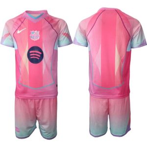 Barcelona Special Edition 2025-26 Rosa Fotballdrakter med eget navn