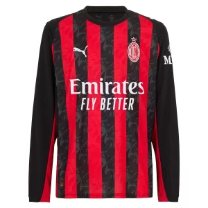 Billige AC Milan Hjemmedrakt 2025-26 Langermet