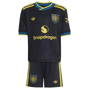Billige fotballdrakter Manchester United Tredjedrakt Barn 2025-26