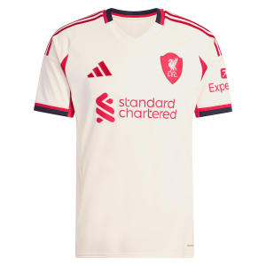 Liverpool Bortedrakt 2025-26 Hvit Fotballdrakter