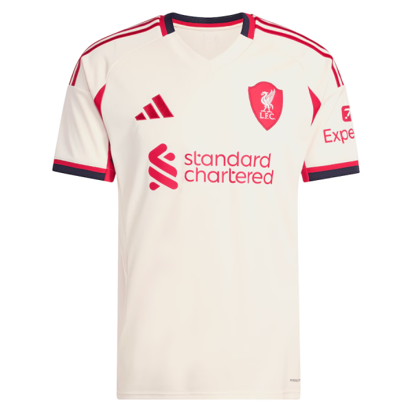 Liverpool Bortedrakt 2025-26 Hvit Fotballdrakter