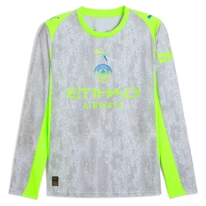 Manchester City Tredjedrakt 2025-26 L/S Fotballdrakter