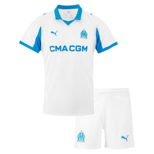 Olympique de Marseille Hjemmedrakt Barn 2025-26 Fotball Barndrakt