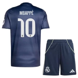 Real Madrid Kylian Mbappé #10 Bortedraktsett 2025-26 Fotball Barndrakt