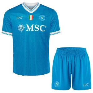 SSC Napoli Hjemmedrakt Barn 2025-26 blå Fotball Barndrakt