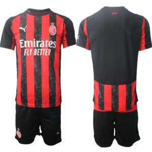 AC Milan Hjemmedrakt 2025-26 Fotballdrakter med eget navn med Bukse