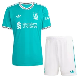 Billige Liverpool Tredjedrakt 2025-26 Fotball Barndrakt