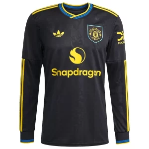 Billige Manchester United Tredjedrakt 2025-26 L/S Fotballdrakter