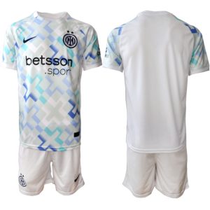 Inter Milan Bortedrakt 2025-26 hvit Fotballdrakter med Bukse