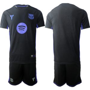 Kobe × FC Barcelona 2025-26 Fotballdrakter med Bukse svart