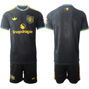 Manchester United Tredjedrakt 2025-26 Fotballdrakter med Bukse