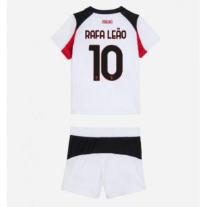 AC Milan Rafael Leao #10 Bortedraktsett 2025-26 Fotball Barndrakt