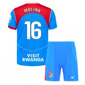 Atletico Madrid Nahuel Molina #16 Tredjedraktsett 2025-26 Fotballdrakter Barn