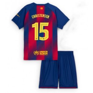 Barcelona Andreas Christensen #15 Hjemmedraktsett 2025-26 Fotballdrakt Barn