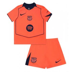Barcelona Tredjedraktsett 2025-26 Billige Fotballdrakter Barn