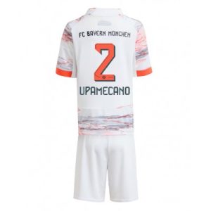 Billige fotballdrakter til Barn Bayern Munich Dayot Upamecano #2 Bortedraktsett 2025-26