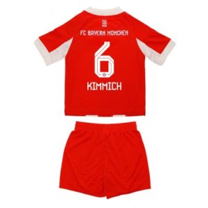 Billige fotballdrakter til Barn Bayern Munich Joshua Kimmich #6 Hjemmedraktsett 2025-26