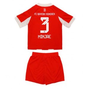 Billige fotballdrakter til Barn Bayern Munich Kim Min-jae #3 Hjemmedraktsett 2025-26