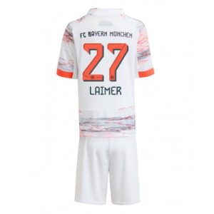 Billige fotballdrakter til Barn Bayern Munich Konrad Laimer #27 Bortedraktsett 2025-26