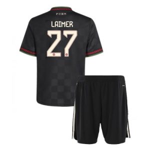 Billige fotballdrakter til Barn Bayern Munich Konrad Laimer #27 Tredjedraktsett 2025-26