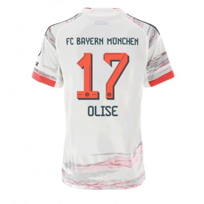 Billige fotballdrakter Bayern Munich Michael Olise #17 Bortedrakt Dame 2025-26