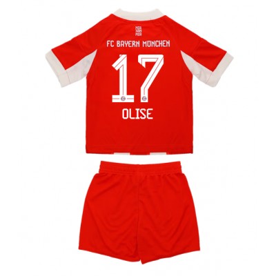 Bayern Munich Michael Olise #17 Hjemmedraktsett 2025-26 Fotballdrakter