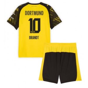 Borussia Dortmund Julian Brandt #10 Hjemmedraktsett 2025-26 Fotball Barndrakt