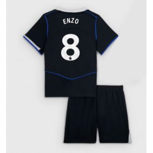 Chelsea Enzo Fernandez #8 Tredjedraktsett 2025-26 Billige fotballdrakter Barn