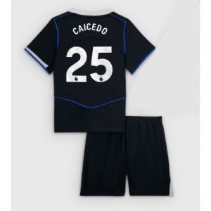 Chelsea Moises Caicedo #25 Tredjedraktsett 2025-26 Billige fotballdrakter Barn