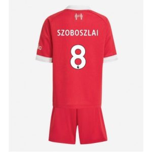 Liverpool Dominik Szoboszlai #8 Hjemmedraktsett 2025-26 Fotball Barndrakt
