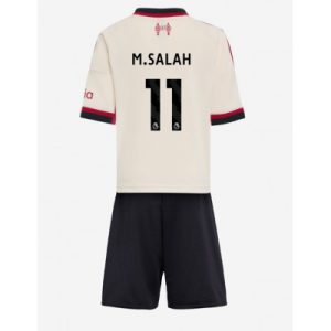Liverpool Mohamed Salah #11 Bortedraktsett 2025-26 Fotball Barndrakt