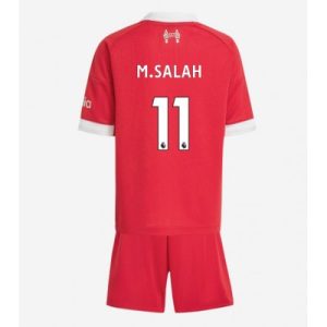 Liverpool Mohamed Salah #11 Hjemmedraktsett 2025-26 Fotball Barndrakt