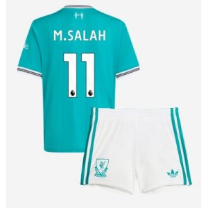 Liverpool Mohamed Salah #11 Tredjedraktsett 2025-26 Fotball Barndrakt