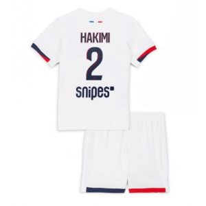 Paris Saint-Germain PSG Achraf Hakimi #2 Bortedraktsett 2025-26 Fotballdrakter til barn