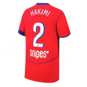 Paris Saint-Germain PSG Achraf Hakimi #2 Tredjedrakt 2025-26 Kortermet