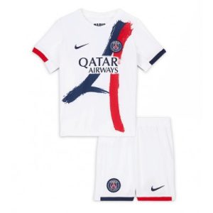 Paris Saint-Germain PSG Bortedraktsett 2025-26 Fotballdrakter til barn