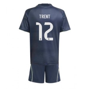 Billige Fotballdrakter Barn Real Madrid Alexander-Arnold #12 Bortedraktsett 2025-26