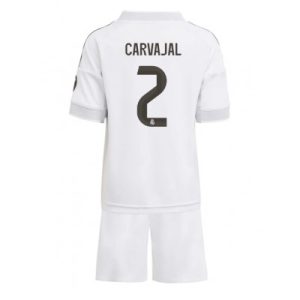 Billige Fotballdrakter Barn Real Madrid Daniel Carvajal #2 Hjemmedraktsett 2025-26