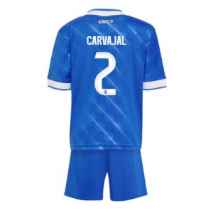 Billige Fotballdrakter Barn Real Madrid Daniel Carvajal #2 Tredjedraktsett 2025-26