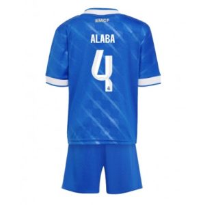 Billige Fotballdrakter Barn Real Madrid David Alaba #4 Tredjedraktsett 2025-26