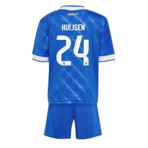 Billige Fotballdrakter Barn Real Madrid Dean Huijsen #24 Tredjedraktsett 2025-26