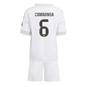 Real Madrid Eduardo Camavinga #6 Hjemmedraktsett 2025-26 Fotballdrakter